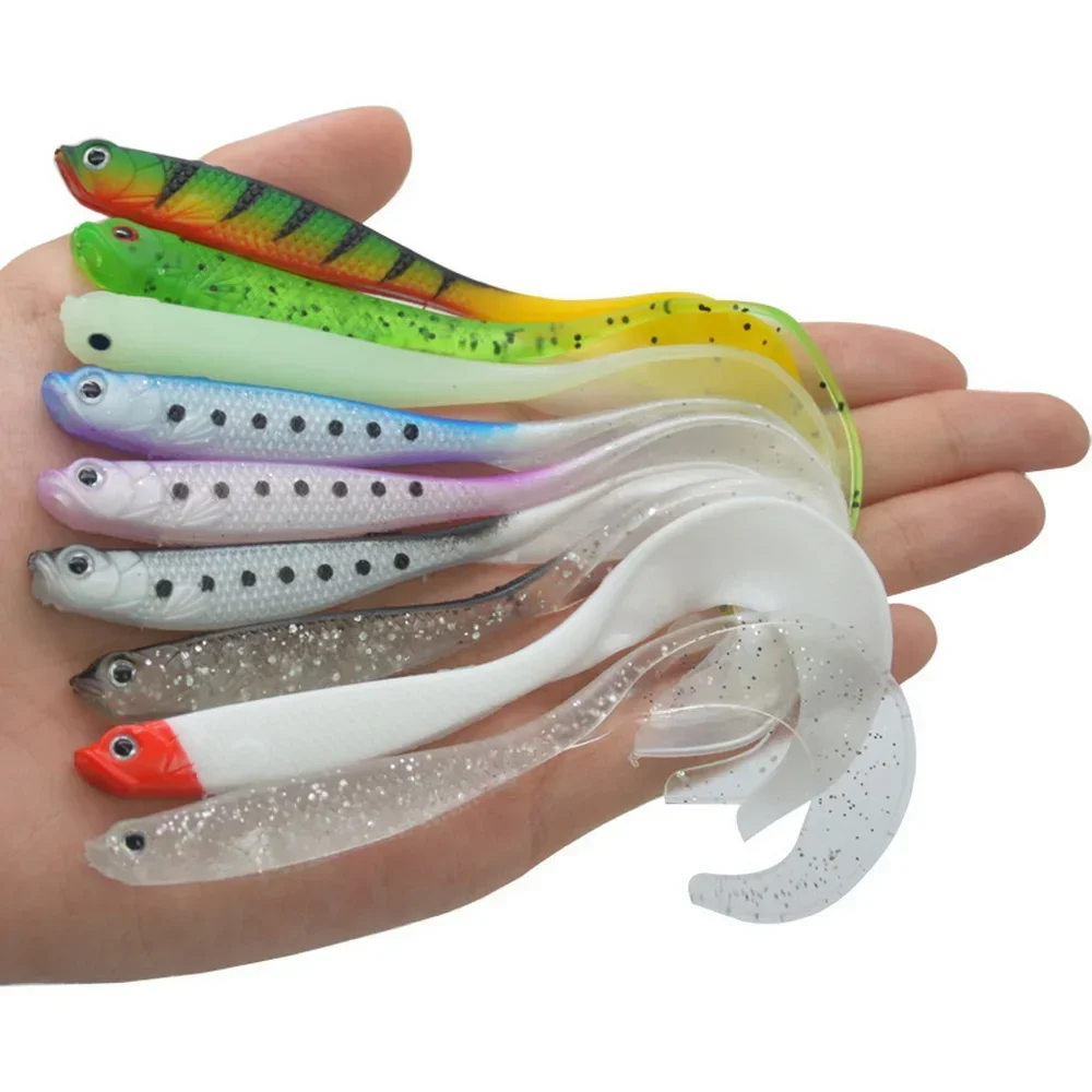 Fishing Lure Spinnerbait - 125mm 스윔베이트 쉐드 T-테일 소프트 베이트