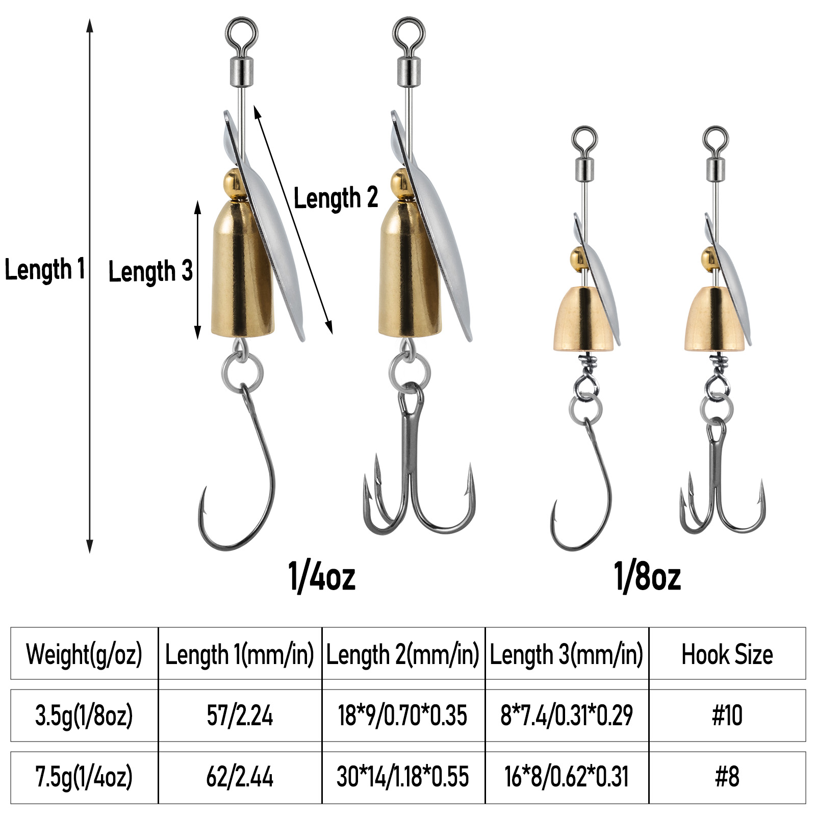 3pcs 낚시 인라인 스피너 송어 스피너 3.5g 7. - Fishing Lure Spinnerbait 리뷰 및 가격