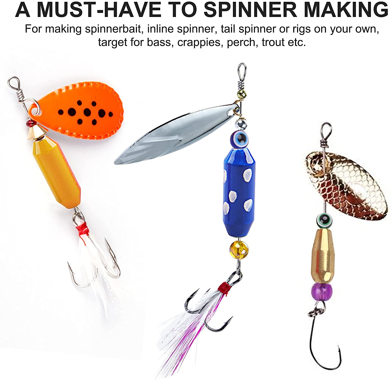 낚시 황동 스피너 루어 바디, DIY 낚시 싱커 무게, - Fishing Lure Accessories 리뷰 및 가격