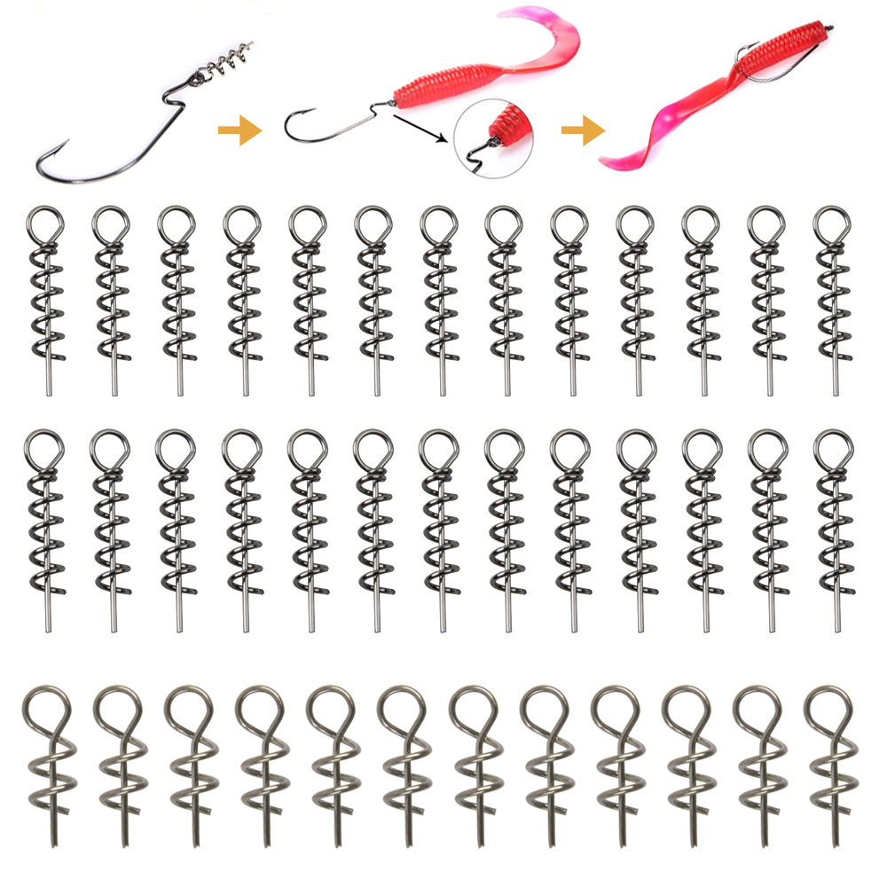 30pcs 스테인레스 스틸 스프링 잠금 핀 낚시 핀 나 - Fishing Lure Accessories 리뷰 및 가격