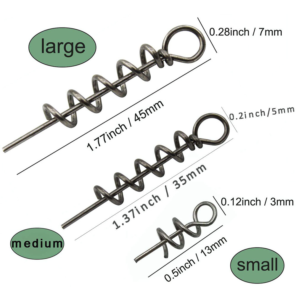 30pcs 스테인레스 스틸 스프링 잠금 핀 낚시 핀 나 - Fishing Lure Accessories 리뷰 및 가격