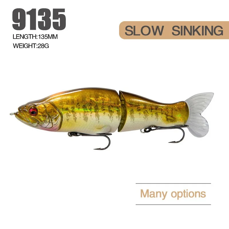 스윔베이트 낚시 루어 135mm 31g 멀티 조인트 슬 - Fishing Lure Jerkbait 리뷰 및 가격