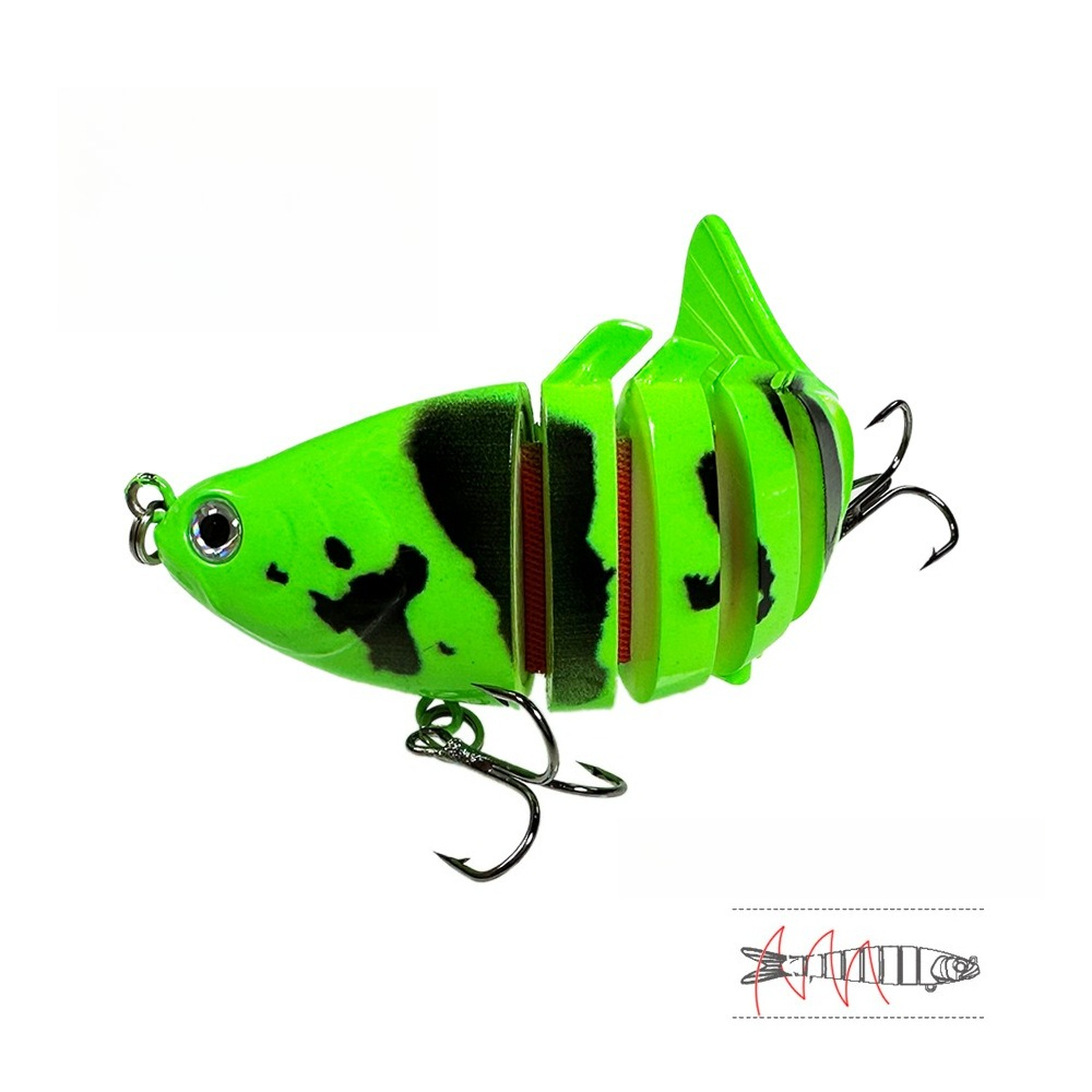 1pc 멀티 세그먼트 하드 루어 10cm 15g 후크  - Fishing Lure Jerkbait 리뷰 및 가격